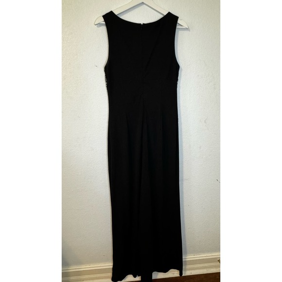 JS Boutique Women’s Dress Evening Gown‎ Prom Size 10 Black Beaded - Picture 2 of 9